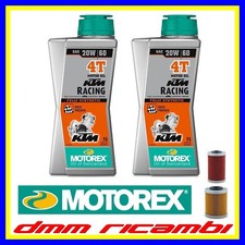 Kit Tagliando KTM SX EXC 250 400 450 520 525 00 07 + Olio MOTOREX racing 20W60