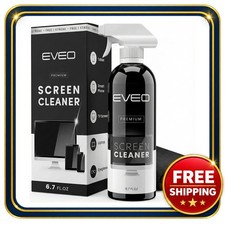 Screen Cleaner Spray Kit for TV, Laptop, iPad, MacBook with Microfiber Cloth