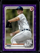 2020 Bowman Franklin Perez #BP-63 Purple Paper