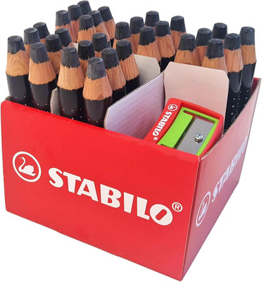 STABILO - Whiteboard- Und Flipchartmarker - Markdry - 30Er Box Mit 2 Spitzer - S