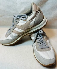 Gola Daytona Chute Womens White Suede Lifestyle Sneakers Shoes Sz 8 Casual