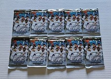 2024 Topps Baseball Holiday Mega Box (Lot of 10 Sealed Loose Packs of 10 Cards)