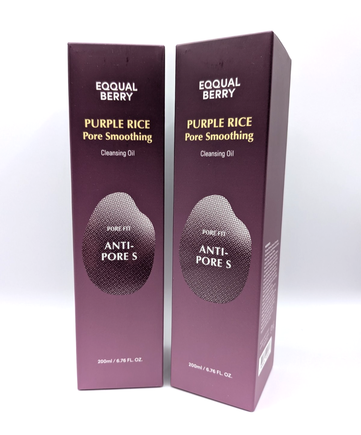 Eqqualberry Purple Rice Pore Smoothing Cleansing Oil 200Ml - Image 2