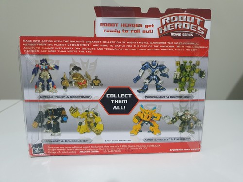 Transformers ROBOT heroes Optimus PRIME AND Scorponok Mint In Box - Picture 3 of 5