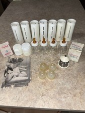 Vintage Playtex Baby Nurser Set of Bottles, Plastic Liners And Expander etc.