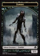 Zombie Token (005) Light Play, English Magic the Gathering MTG Eldritch Moon