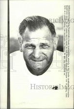1972 Press Photo Veteran football coach, Chuck Drulis - mjt07467