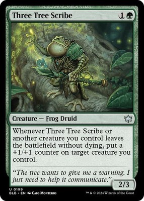 Three Tree Scribe [Bloomburrow - 199] NM