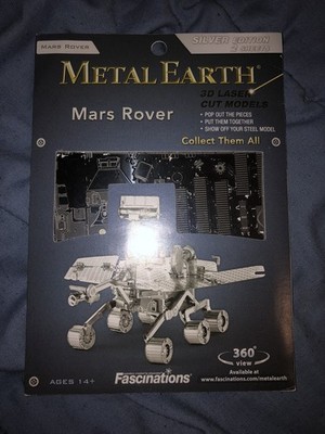 MARS ROVER: Metal Earth Fascinations 3D Laser Cut NASA Miniatur Modellbausatz 