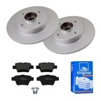 ATE Bremsscheiben Ø249MM + BremsbelÄGe Hinten FÜR Peugeot 307 Citroen C4 I SW