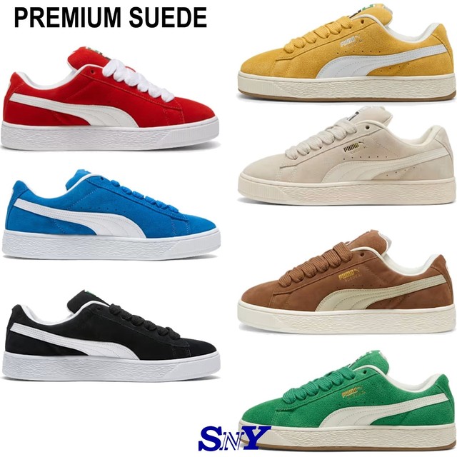 PUMA Unisex Suede XL Athletic Shoe Premium Suede Upper Rubber Outsole Men's Size