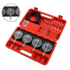 Fuel Vacuum Carburetor Synchronizer Kit Carb Sync Gauge Set Adjustable Balancer