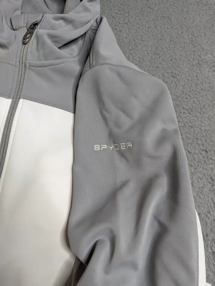 SPYDER ACTIVE JACKET WOMENS SOFTSHELL HOODED MICR… - image 6