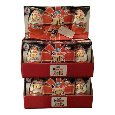 Kinder Joy Holiday Toys 36 Sealed Eggs Toy Only BB 6/25