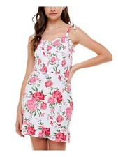 PLANET GOLD Womens Sheath Short Dress White Sleeveless Party Juniors XL