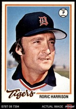1978 Topps #536 Roric Harrison Tigers 8.5 - NM/MT+
