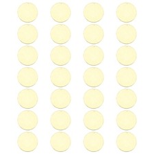 18Pcs 25mm Blank Round Solid Brass Tags with Hole Stamping Tag for DIY Projects