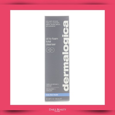 Dermalogica Oil To Foam Total Cleanser 250ml 8.4oz NEW FAST SHIP