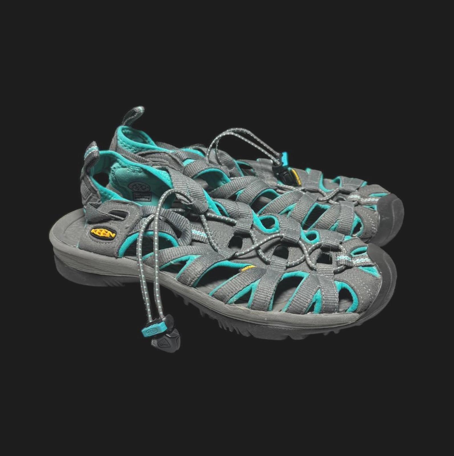 Sandali acqua sport Keen Whisper. Grigio e blu acqua. 6 donna