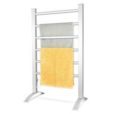 Freestanding Wall Mounted Electric Towel Rail Rack Bathroom Warmer Heated