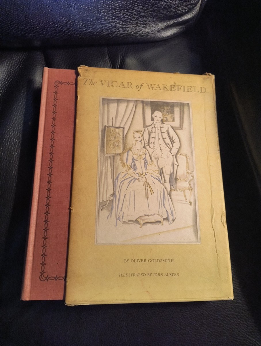 洋書古書　美しいアンティークブック　The Vicar of Wakefield The Vicar of Wakefield by Oliver Goldsmith (1939 Heritage Press