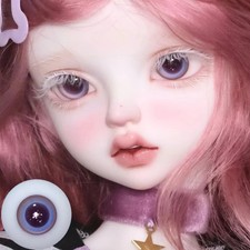 1/3 1/4 1/6 1/8 1/12 Purple Blue Galaxy Eyes Glass Eyeball For BJD Doll