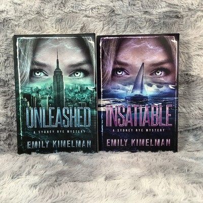 Emily Kimelman Sydney Rye Mystery Series Lot of 2- Unleashed, Insatiable