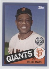2020 Topps 1985 Topps Baseball Blue Willie Mays #85-87 HOF 0q5