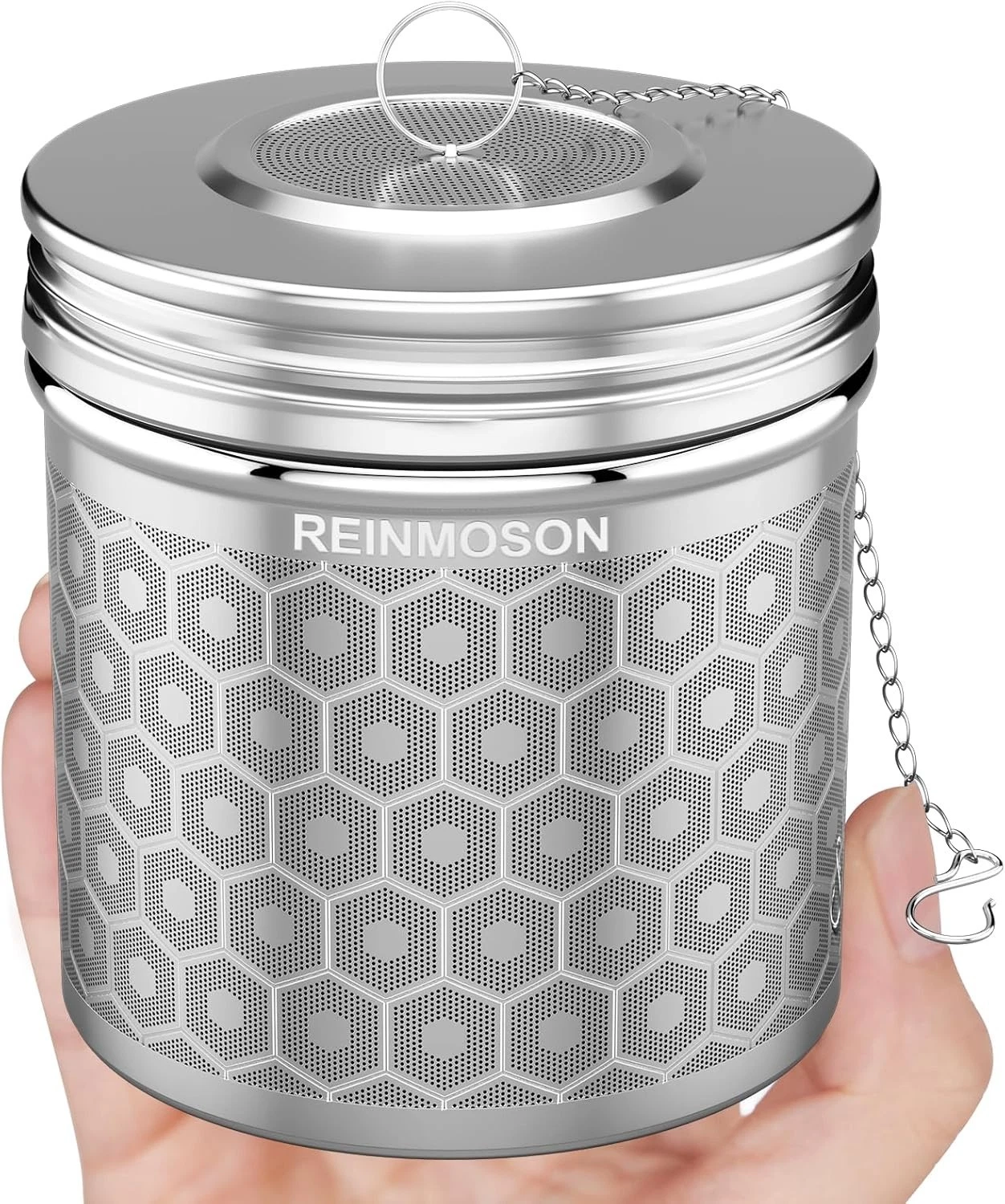 Extra Large Stainless Steel Tea Infuser for Loose Leaf & Spices, 3.2 inches
Opens in a new window or