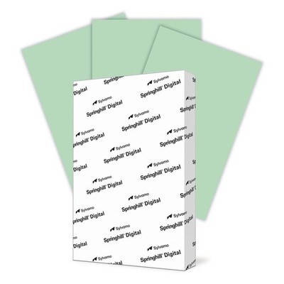 Springhill 11  x 17  Green Copy Paper, 24lb Bond/60lb Text, 89gsm, 500 Sheets (1