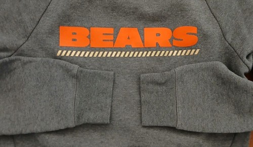 Nike Grey Sweatshirt NFL Chicago Bears Jumper Medium - Perfect Condition - Picture 6 of 12
