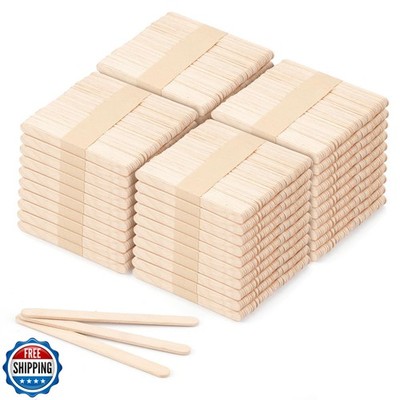 VEIDIA 2000 Pcs 4.5'' Wooden Craft Sticks, Ice Cream Sticks,Natura