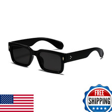 EYLRIM Square Frame Sunglasses for Women Men Trendy Chunky Rectangle Sun Glasses