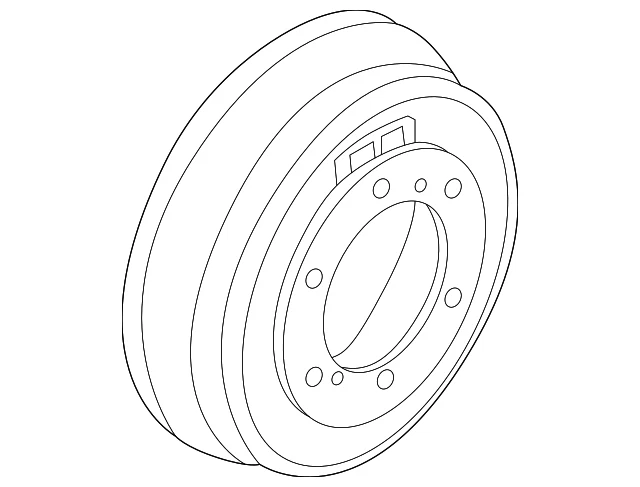 Tambor de freno original Nissan 43206-VM30B Foto 2 de 3