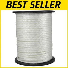 1/4" White Dacron Polyester Rope - 500ft Industrial Strength for Outdoor Use