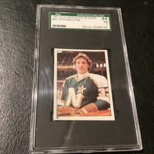 1981-82 O-Pee-Chee Stickers Don Beaupre SGC 7 NM Rookie Sticker #89 North Stars