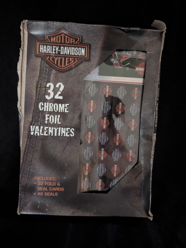 Vintage Harley Davidson Valentine Cards