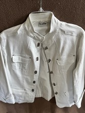 Chico's Jacket Size 1 white good condition