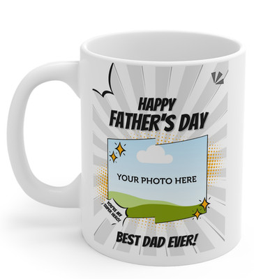 Personalisierte Papa Tasse - Perfektes Vatertagsgeschenk - Geschenk für Papa, Happy Fathers