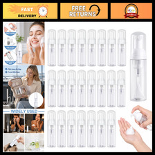24 Pcs Clear 2oz Pump Dispenser Bottles - Refillable, Leak Proof Travel Containe