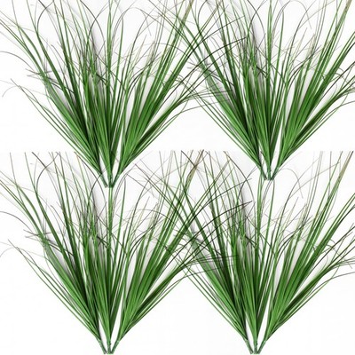 Planta de césped artificial, arbustos artificiales hierba de trigo, artificial