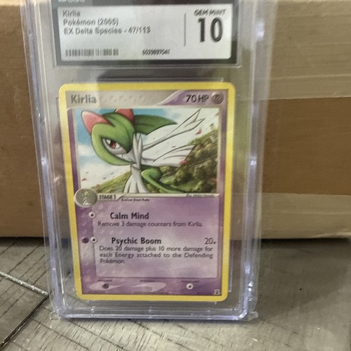 Kirlia graded CGC 10 for sale on eBay