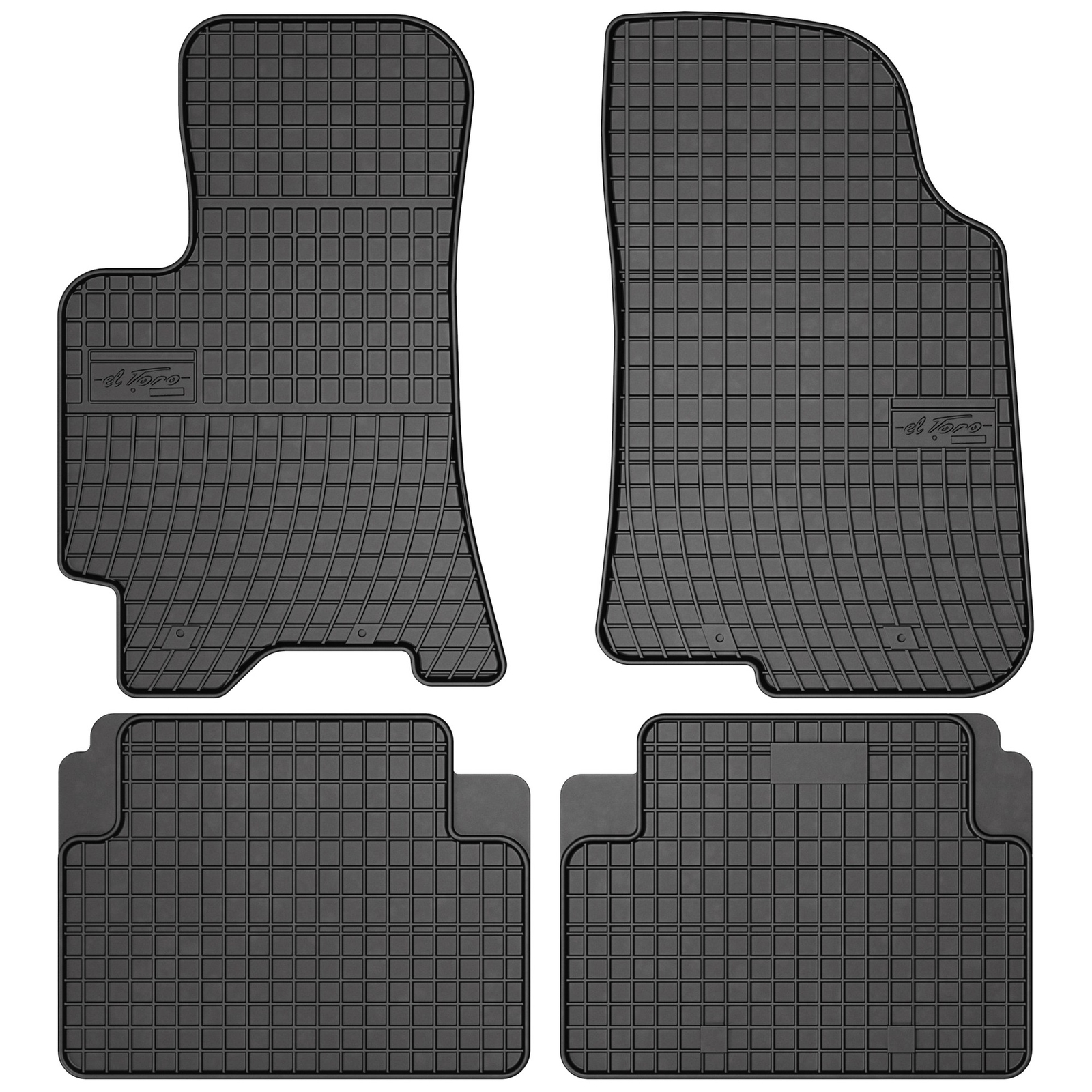 Tapis de sol Frogum El Toro avec rebords étanches pour Daewoo Lanos