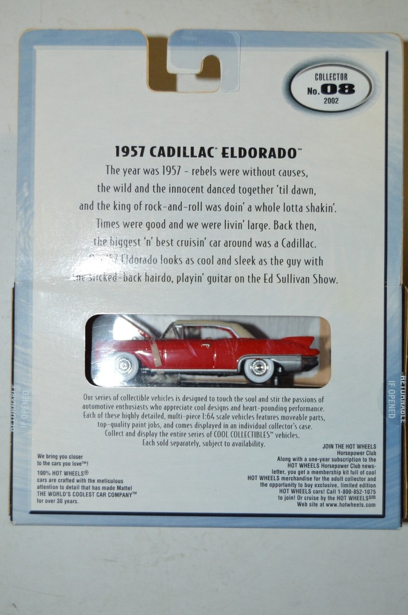 2002 100% hotwheels キャデラック Amazon.com: Hot Wheels 2002 First Editions '57 Cadillac