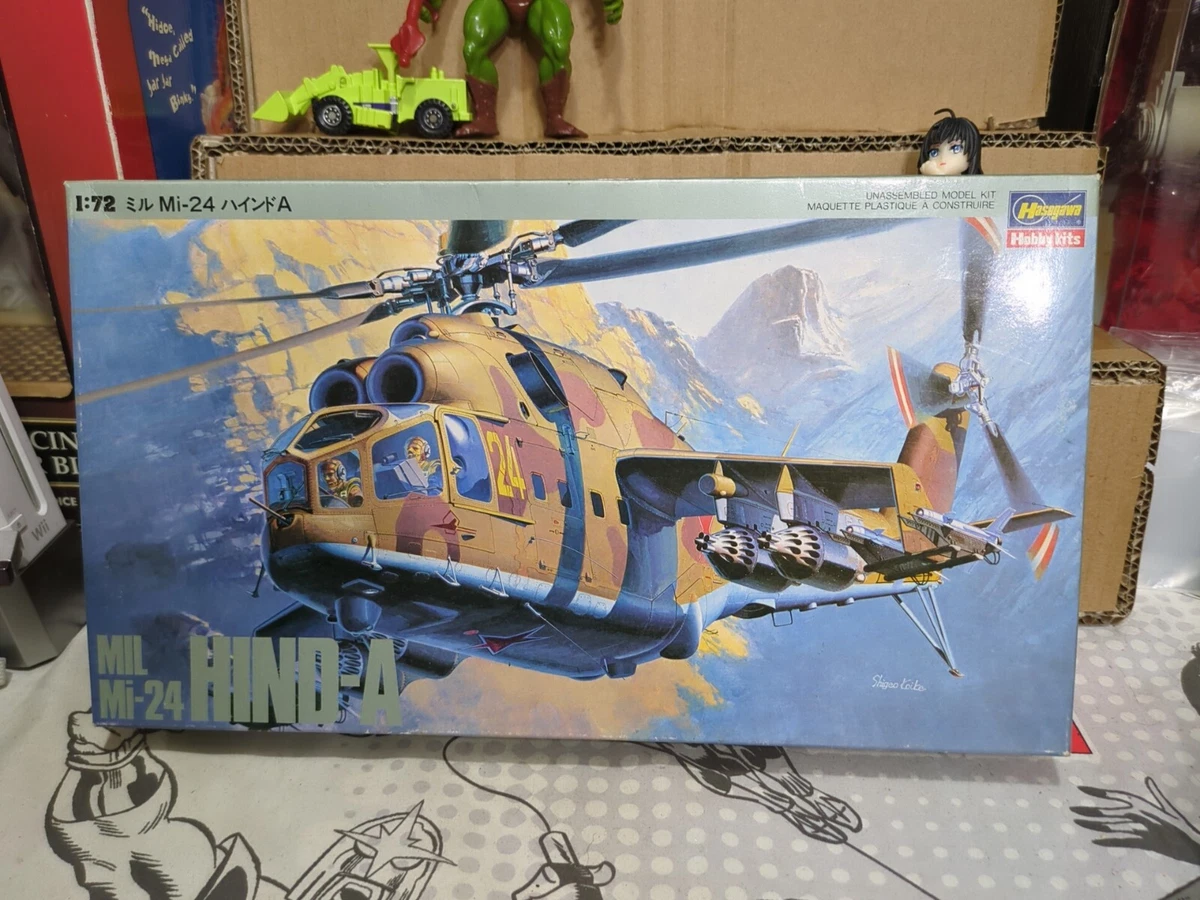 Hasegawa K019 1400 1/72 Helicopter Mil Mi-24 Hind-a for sale online | Australia