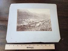 c 1890 Manitou Springs Colorado Large Mounted Photograph