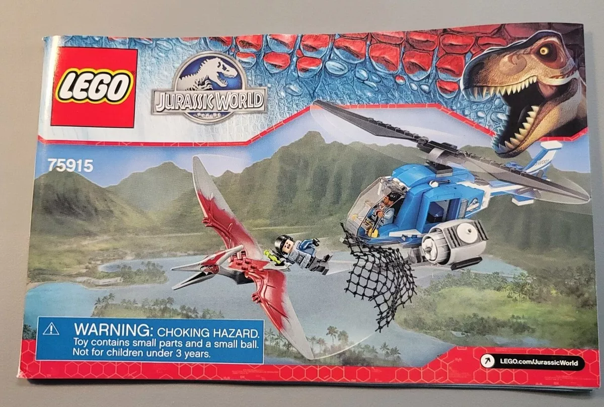 LEGO Jurassic World 75915 Instruction Manual ONLY Good Condition