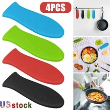 Potholder Cast Iron Skillet Handle Cover Silicone Hot Handle Holder Pot Sleeve