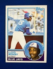 1983 TOPPS #452 LLOYD MOSEBY TORONTO BLUE JAYS NM-MT or BETTER 1986 ALL STAR