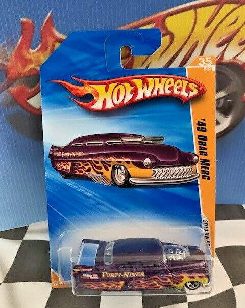 Hot Wheels 2010 HW Premiere 035 1949 '49 Drag Merc 5sp Purple